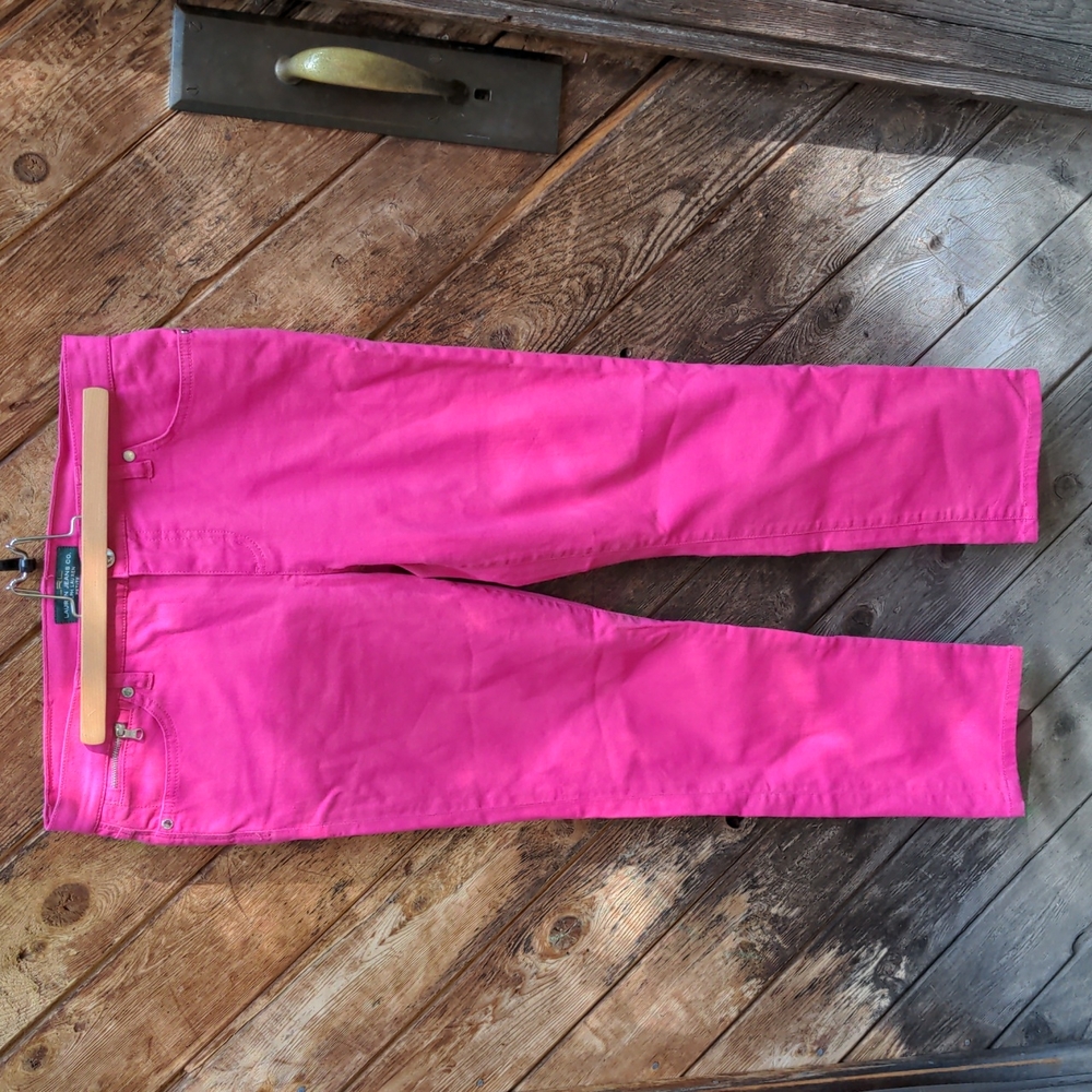 Ralph Lauren Jeans hot pink ankle Denim 10 petite